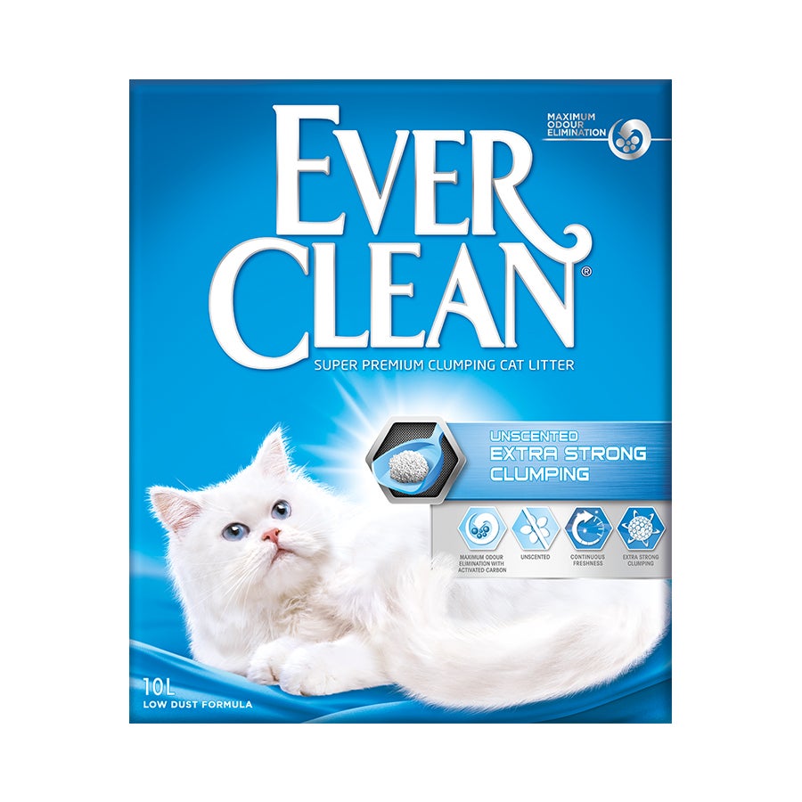 Ever clean extra strength cat shop litter unscented 42 pound bag